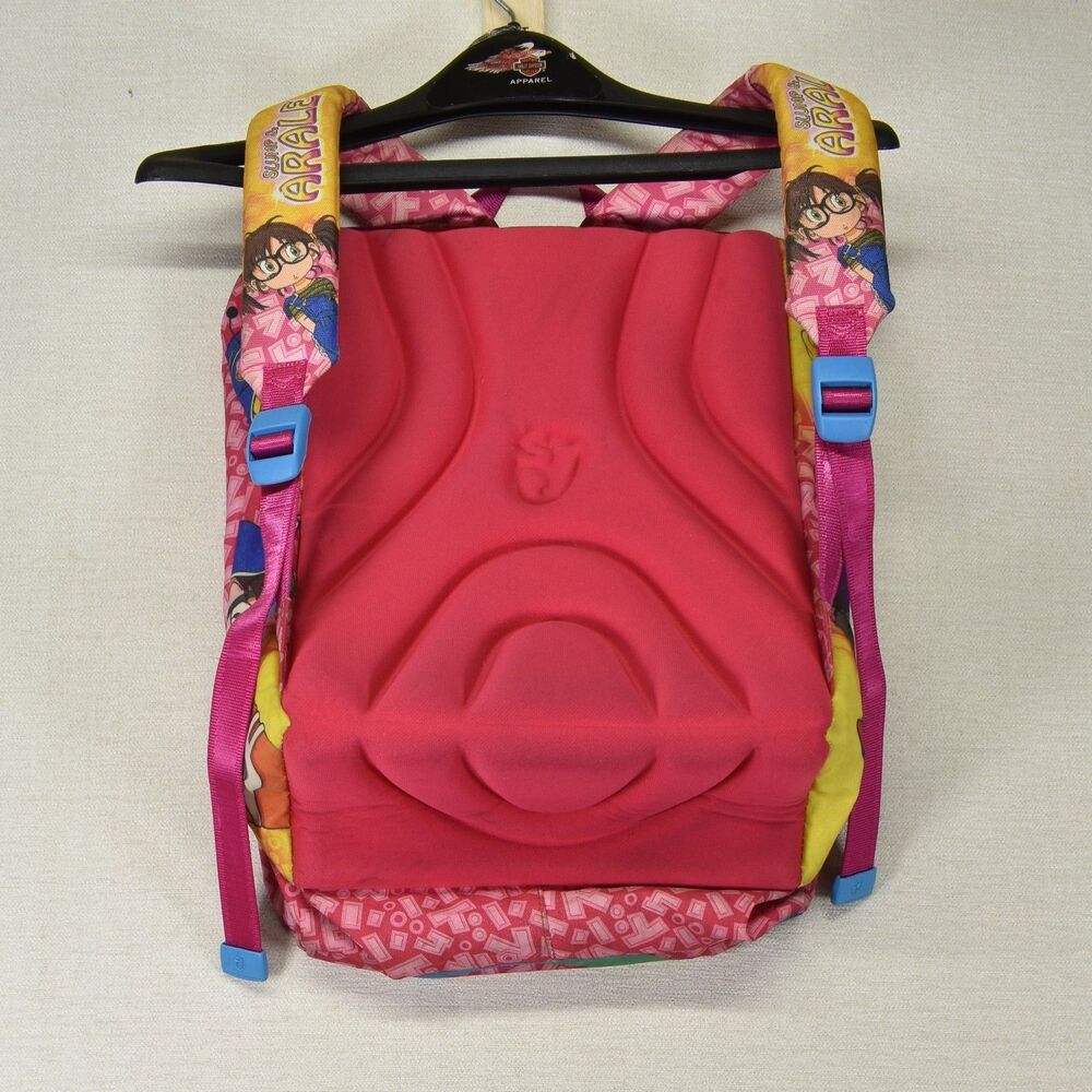 Vintage Dr Slump Arale Backpack Akira Made In Italy Pink Anime Manga School Bag View 6